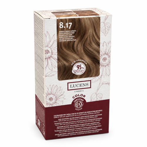 Tinta Capelli Colore Biondo Chiaro Freddo Numero 8.17 New Formula Lucens Umbria