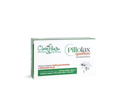 Clorofilla Erboristeria Pillolax Gonfiore 30 compresse