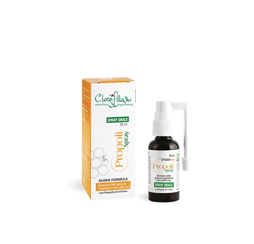 Propoli Spray Gola Senza Alcol con Erisimo 30 ml