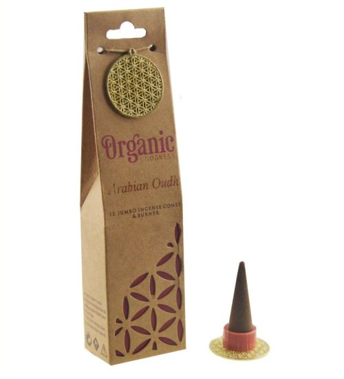 Incenso a Cono con Bruciatore Arabian Oudh 12 coni