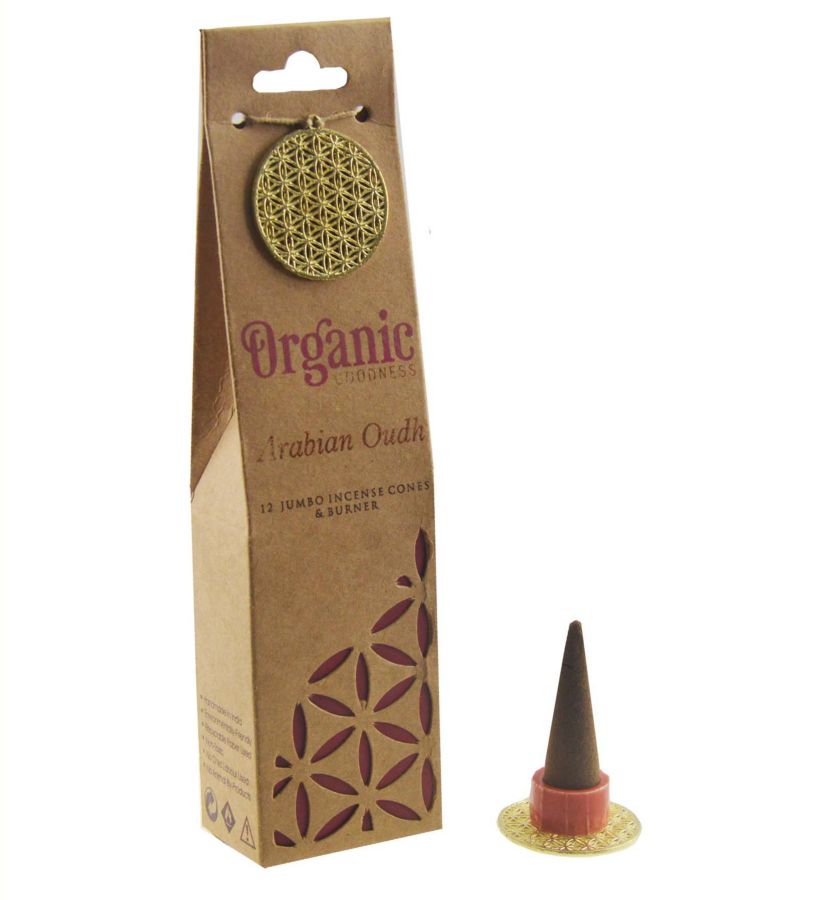 Incenso a Cono con Bruciatore Arabian Oudh 12 coni