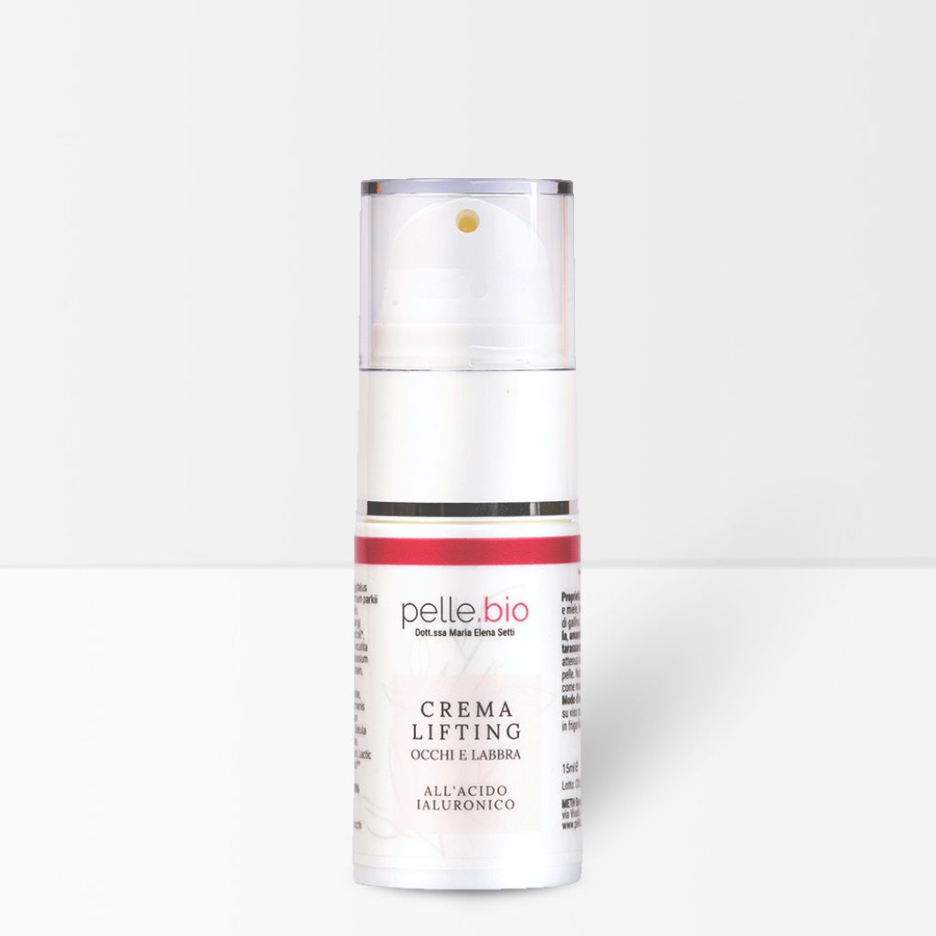 Acido Ialuronico Crema Contorno Occhi e Labbra 15 ml PelleBio