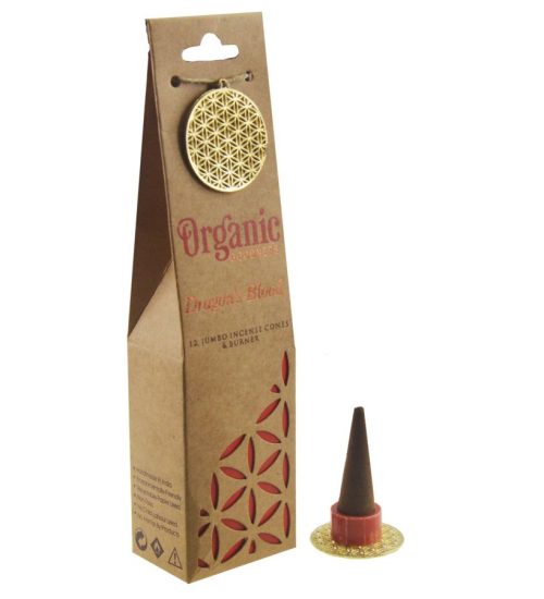 Incenso a Cono con Bruciatore Dragon's Blood 12 coni