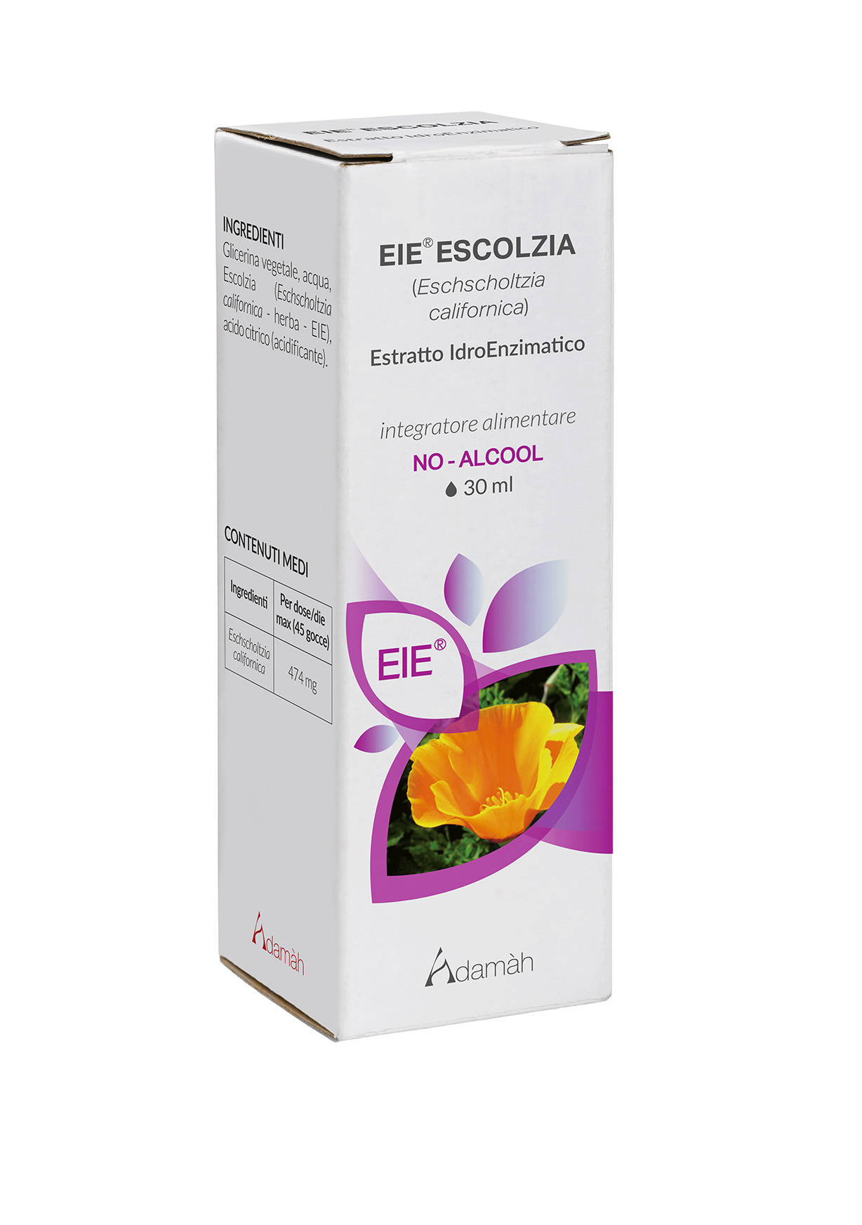 Escolzia Estratto Idroenzimatico 30 ml Adamah