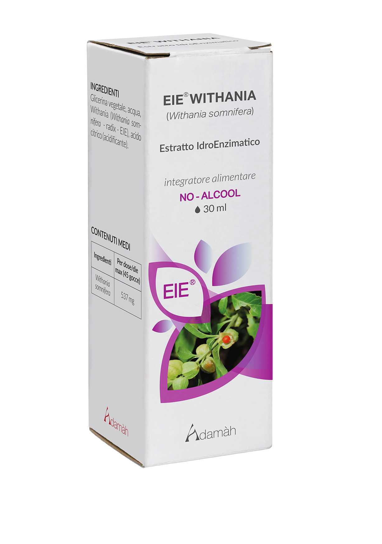 Withania Estratto Idroenzimatico 30 ml Adamah