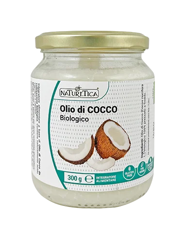 Olio di Cocco Biologico Puro Alimentare e Cosmetico 300 gr