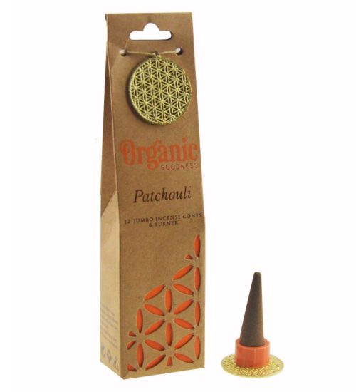 Incenso a Cono con Bruciatore Patchouli 12 coni