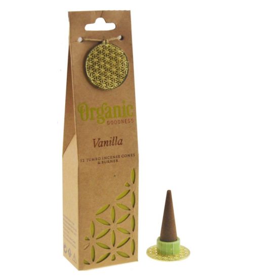 Incenso a Cono con Brucatore Vanilla 12 coni