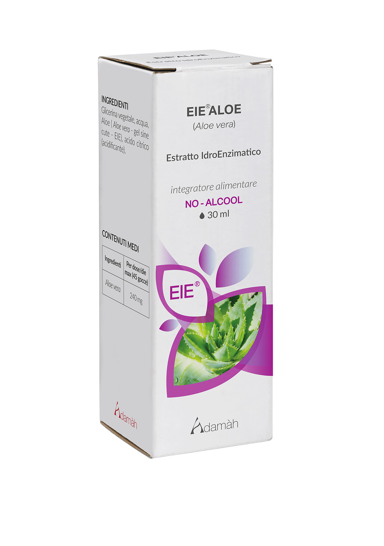 Aloe Vera Estratto Idroenzimatico 30 ml Adamah