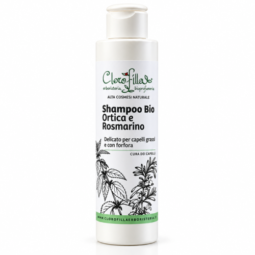 Shampoo Capelli Grassi e Forfora Bio Ortica e Rosmarino 200 ml