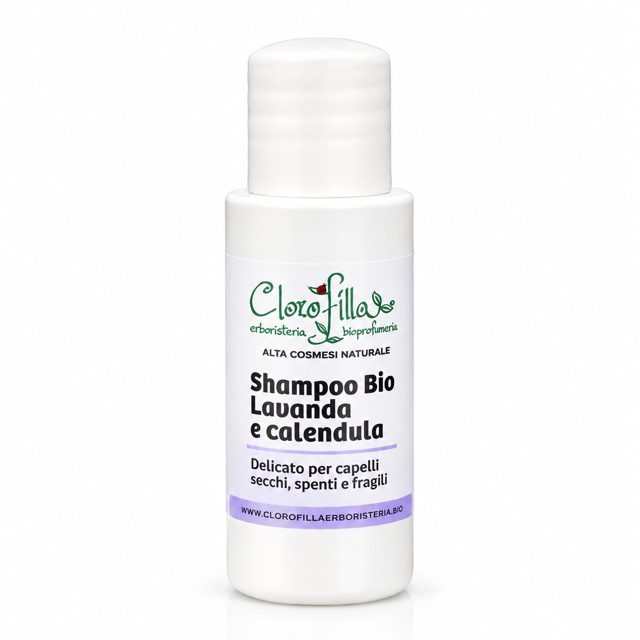Shampoo Mini Taglia Delicato Bio Lavanda e Calendula 30 ml