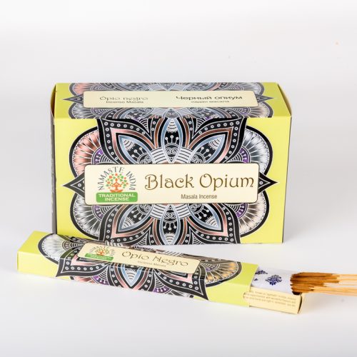 Incenso Namastè India Oppio Nero 12 bastoncini