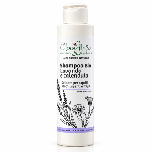 Shampoo Delicato Bio Lavanda e Calendula 200 ml
