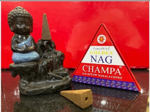 Incenso BackFlow Nag Champa 10 Coni