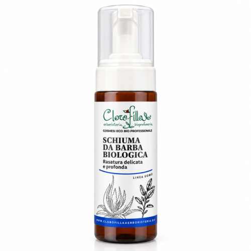 Uomo Schiuma da Barba Biologica Rasatura Delicata e Profonda 100 ml