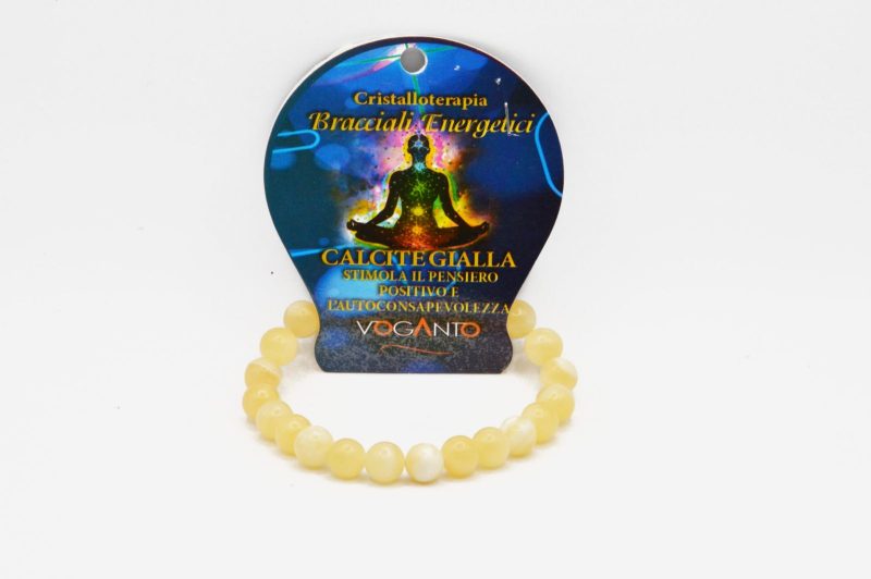 Bracciale Energetico Calcite Gialla mm.8