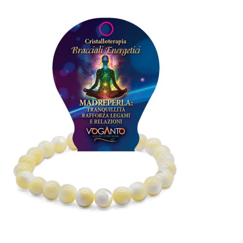 Bracciale Energetico Madreperla mm.8