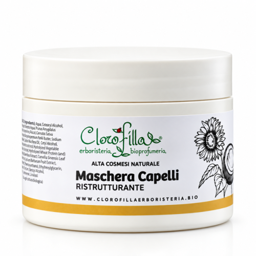 Maschera Balsamo Capelli Ristrutturante Canapa e Acido Ialuronico 250 ml