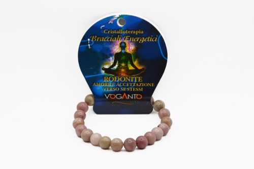 Bracciale Energetico Rodonite mm.8