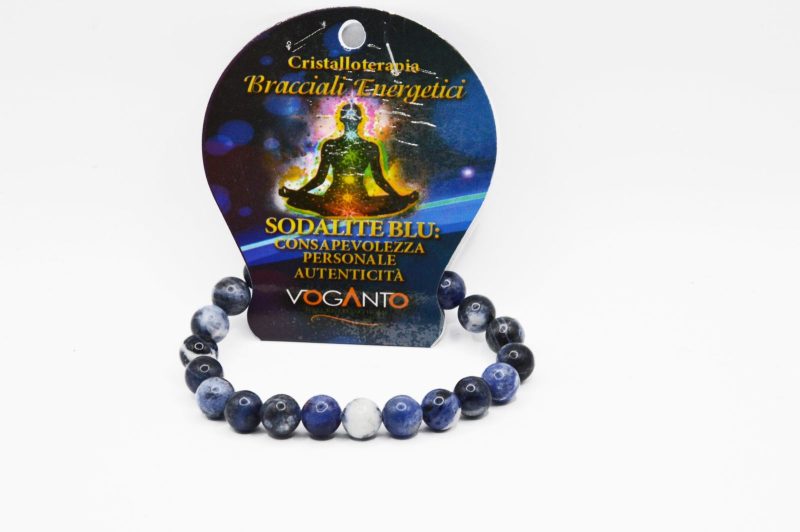 Bracciale Energetico Sodalite Blu mm.8