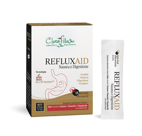 RefluxAid Nausea e Digestione 18 Stick Pack Effervescenti