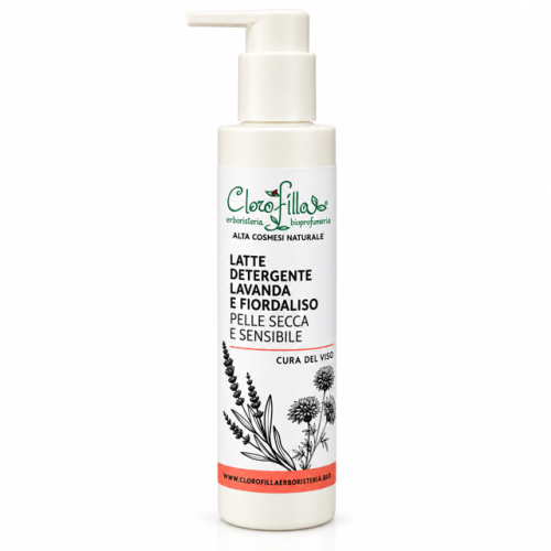 Latte Detergente Lavanda e Fiordaliso Pelle Secca e Sensibile 200 ml