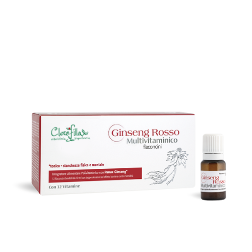 Ginseng Rosso Multivitaminico 12 flaconcini