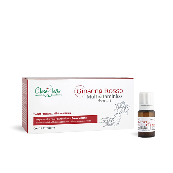 Ginseng Rosso Multivitaminico 12 flaconcini
