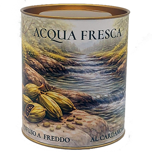 Acqua Fresca Infuso a Freddo con Cardamomo Bio Barattolo da 13 filtri