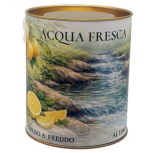 Acqua Fresca Infuso a Freddo con Limone Bio Barattolo da 13 filtri