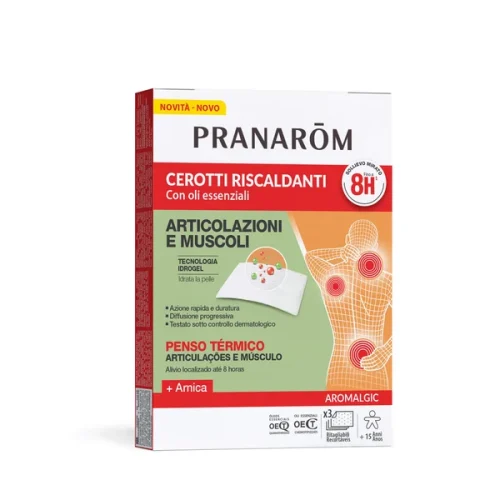 Aromalgic Cerotti Riscaldanti con Oli Essenziali 3 pezzi