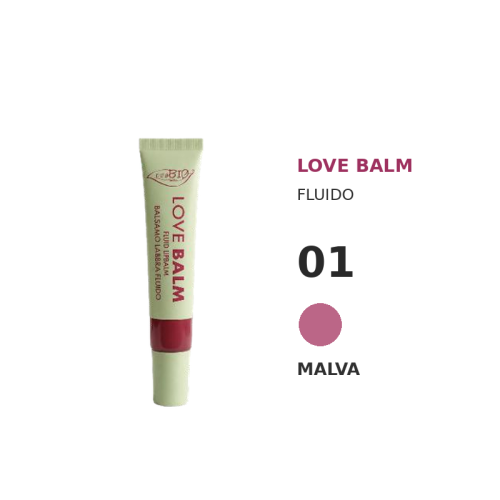 Love Balm Balsamo Labbra Fluido 01 Malva